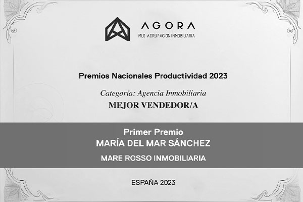 Primer Premio Mejor Vendedora Maria del Mar